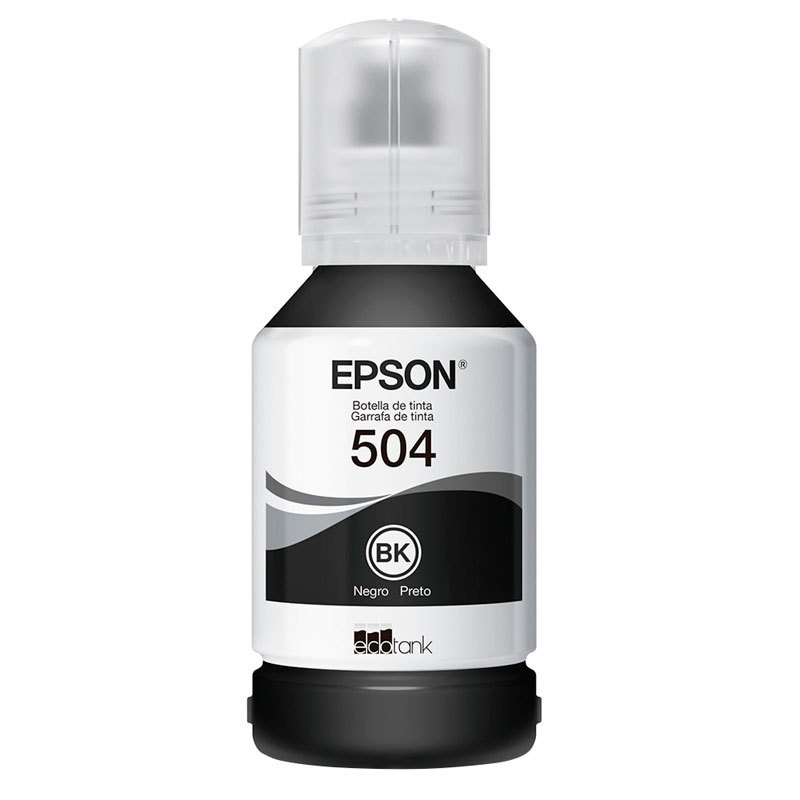 Refil Epson Ecotank (504) T504122 Preto 7500 pags em Oferta na Shopee