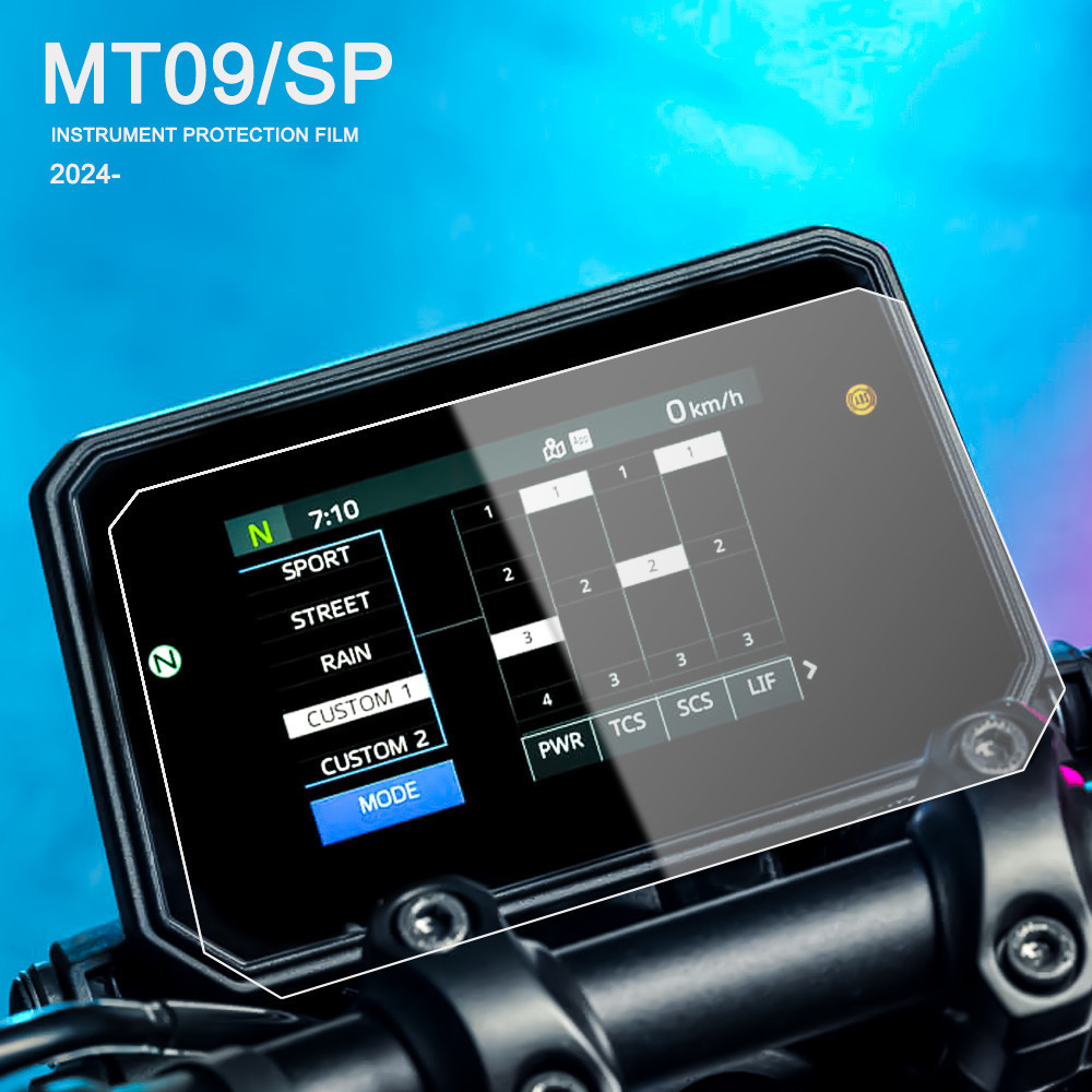 Para Yamaha MT-09 MT09 09SP 2024-Novos Acessórios Da Motocicleta Scratch Cluster Tela Painel Proteção Instrumento Filme