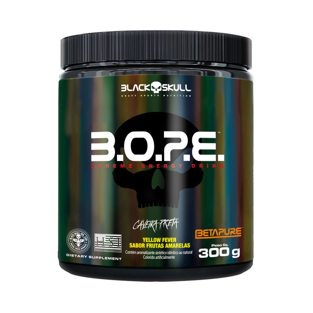 Pré Treino B.O.P.E - 300g  - Black Skull em Oferta na Shopee