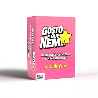 Gosto é que nem... jogo de cartas corneta