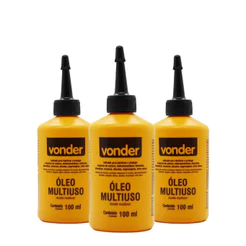 Kit 3 unidades Oléo Multiuso Vonder 100ml Lubrificante
