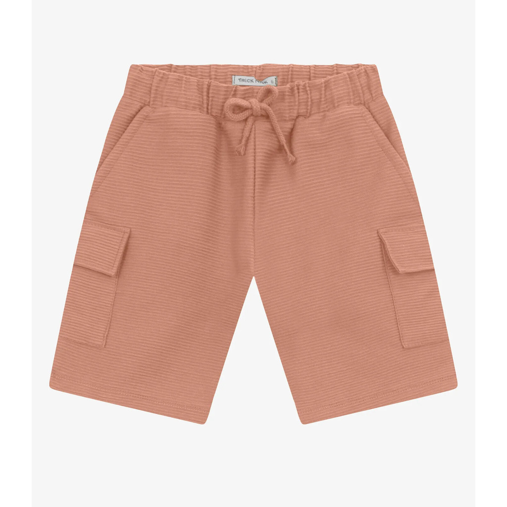 Bermuda Menino em Gorgurinho Trick Nick Marrom