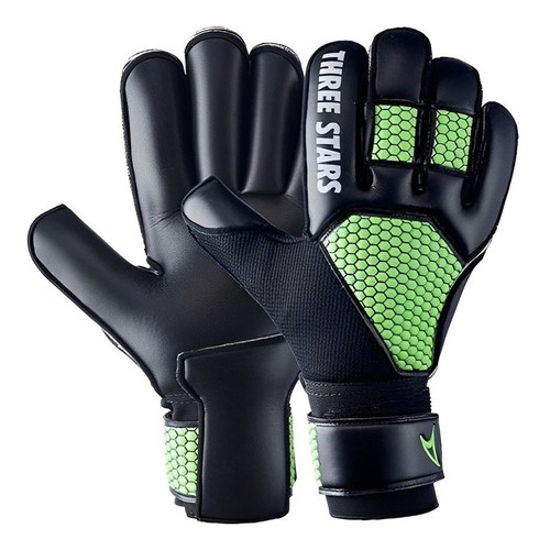Luva Goleiro Campo Three Stars Emotion Profissional