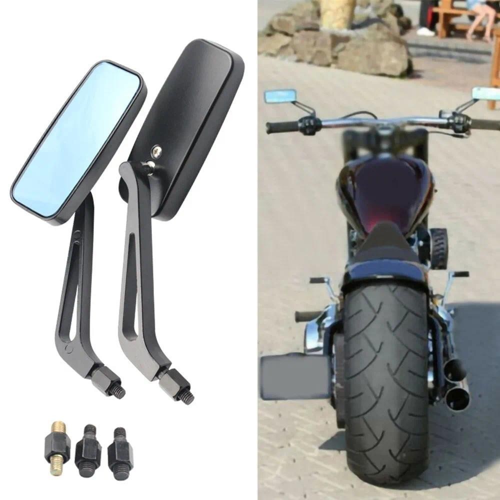 Para Kawasaki Vulcan VN 800 900 1500 1600 1700 2000 8mm 10mm Espelhos Retrovisores Laterais Da Motocicleta