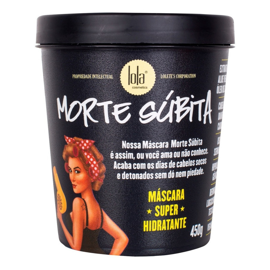 Máscara De Hidratação Morte Súbita 450g Lola Cosmetics em Oferta na Shopee