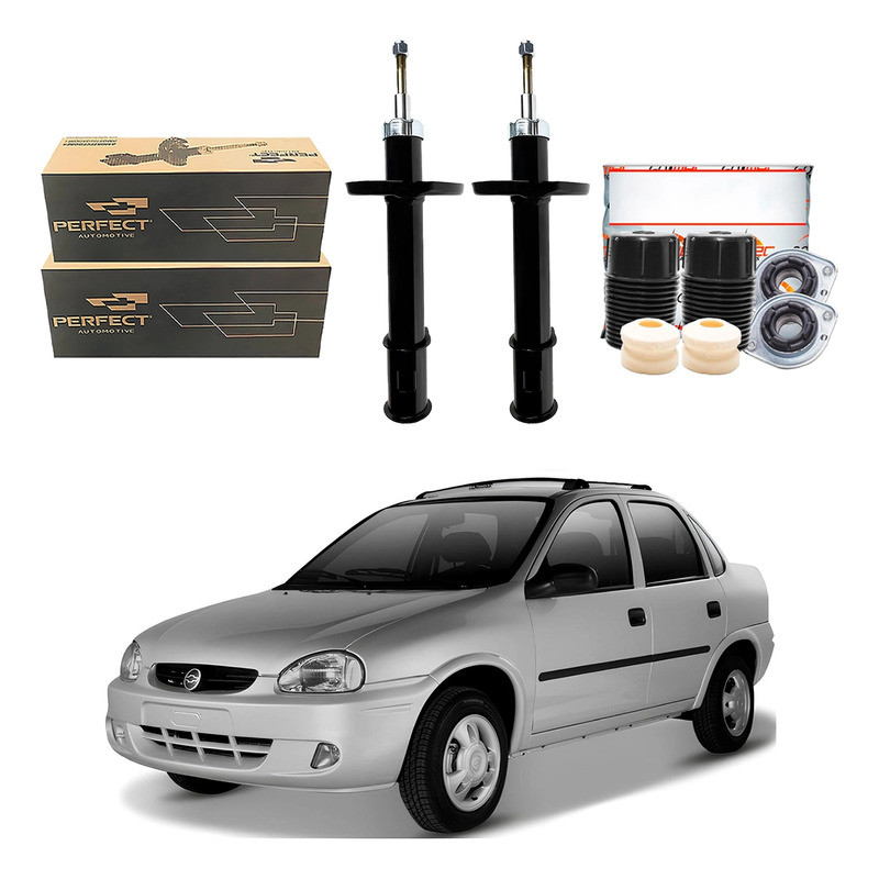 Kit Amortecedor Dianteiro Corsa Classic 1.6 8v 2002 A 2006