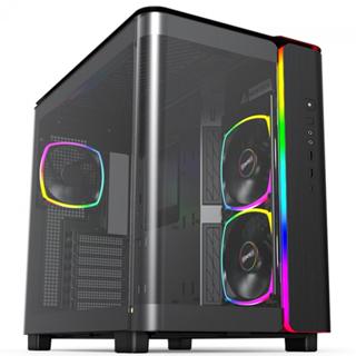 Gabinete Gamer Montech King 95 Pro, ARGB, Mid Tower, Vidro Temperado, ATX, Black, Sem Fonte, Com 6 Fans em Oferta na Shopee