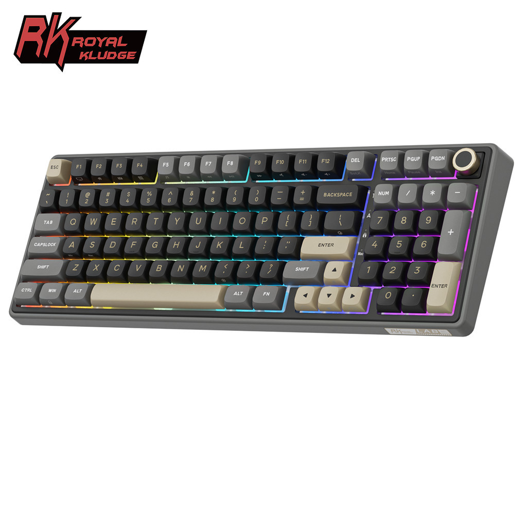 Royal Kludge RK R98Pro Phantom 98 Teclas RGB Com Fio E Teclado Mecânico Botão em Oferta na Shopee