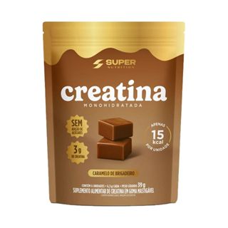 Creatina Monohidratada em Goma - 6 Gomas Caramelo de Brigadeiro - Desinchá em Oferta na Shopee