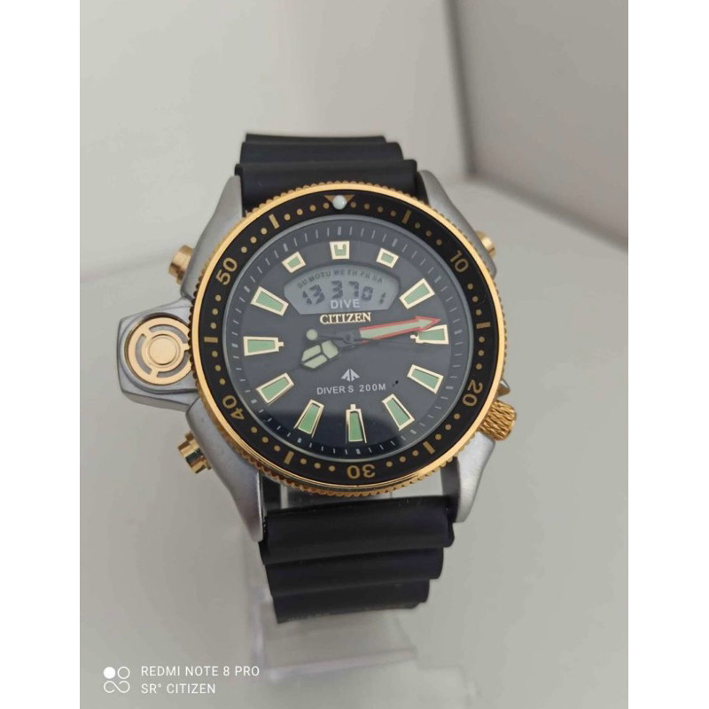 Mega Lançamento AQUALAND  Relógio Masculino Aqualand JP2000 Série Ouro com caixa Envio Imediato