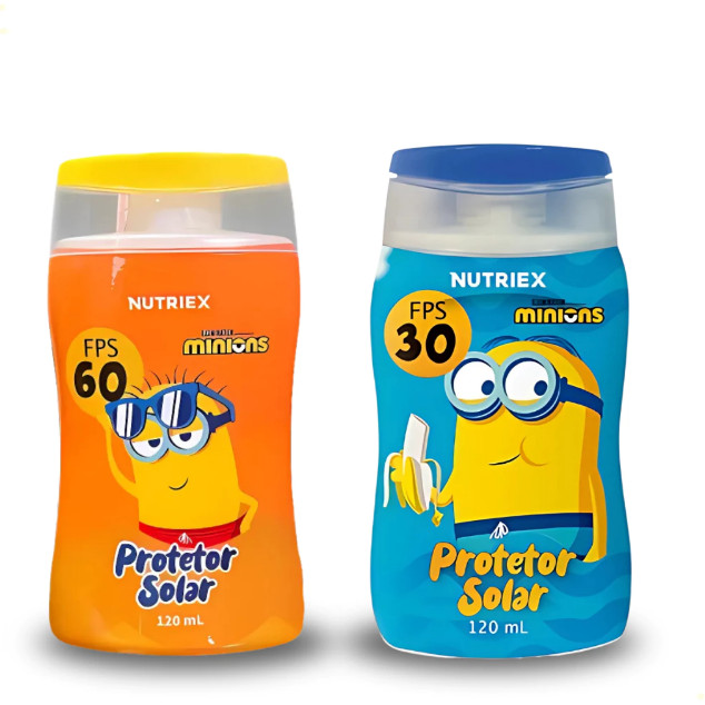 Nutriex Protetor Solar Kids Minions 120ml em Oferta na Shopee