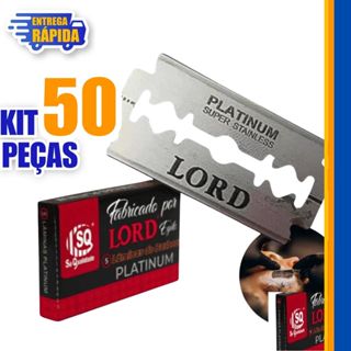 50/30/20/10 Lâminas LORD PLATINUM Gilletes Profissional com 30 Peças de Para Barbeiros Fabricadas no Egito em Oferta na Shopee