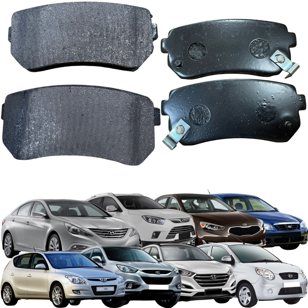 Pastilha Freio Traseira TECPADS Sonata Tucson i30 ix35 T6 Cadenza Cerato Picanto Sportage 1.6 2.0 2.4 3.5 1.0 1.1 5154