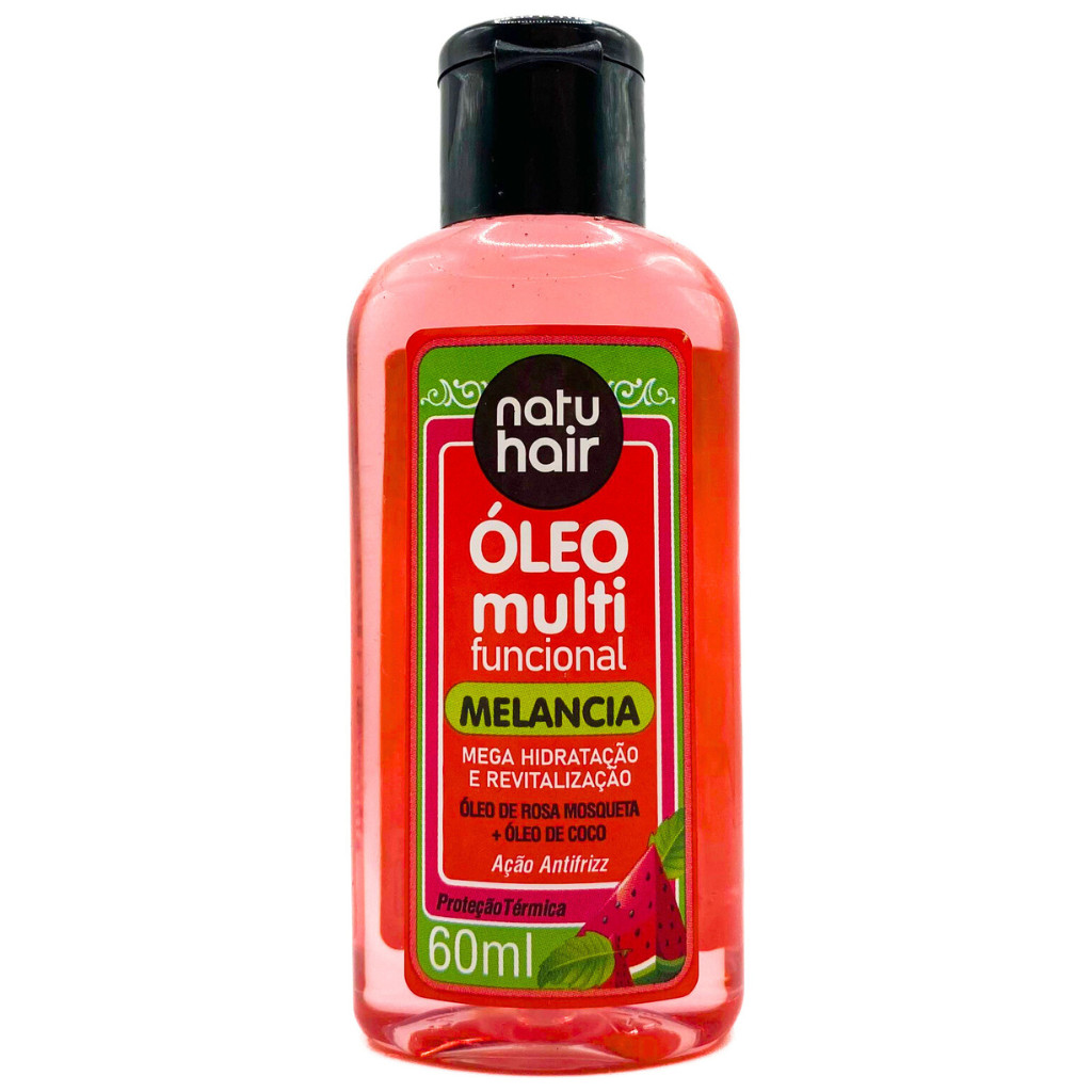 Óleo Multifuncional Melancia NatuHair 60ml Proteçao Termica