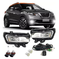 Kit Farol De Milha Auxiliar Nissan Kicks 2018 2019