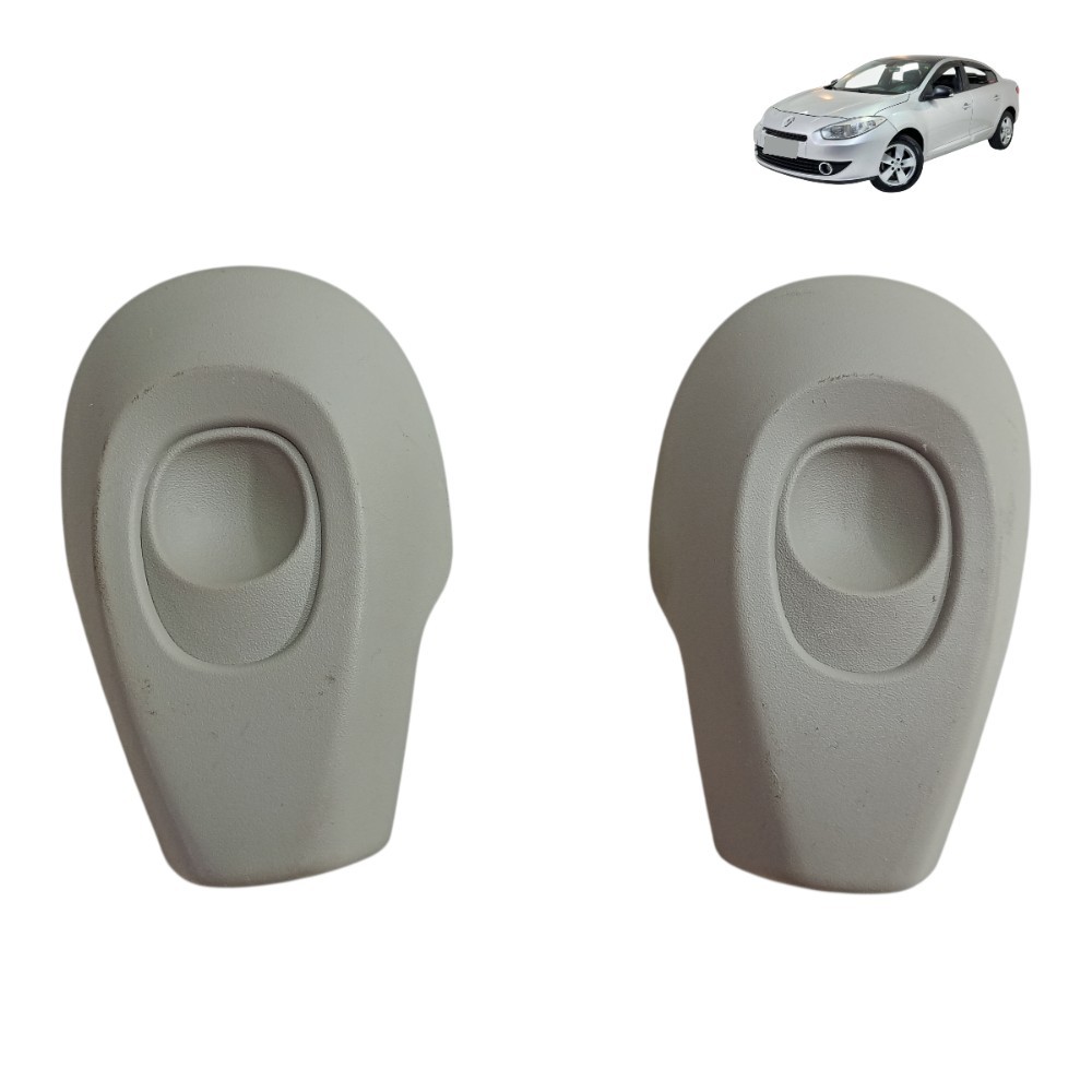 Par Moldura Regulagem Altura Renault Fluence 2011 2012 2013
