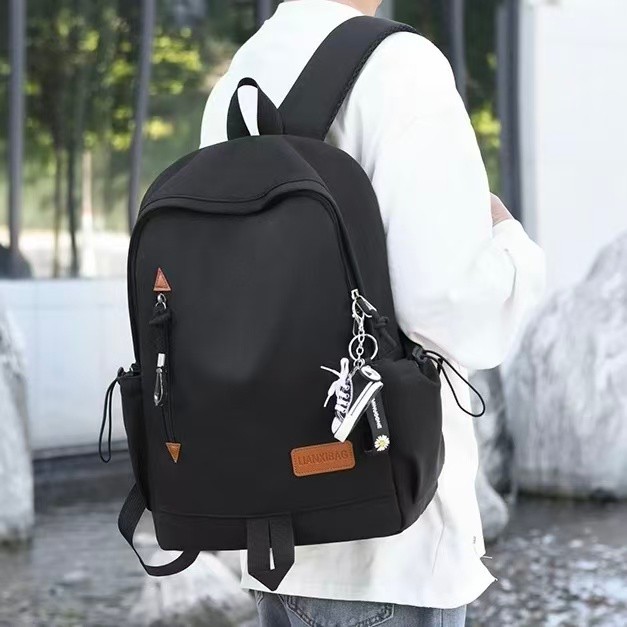 Mochila Minimalista De Nylon Unissex Leve Estilo Coreano Casual Escola Universitário X032 DONG