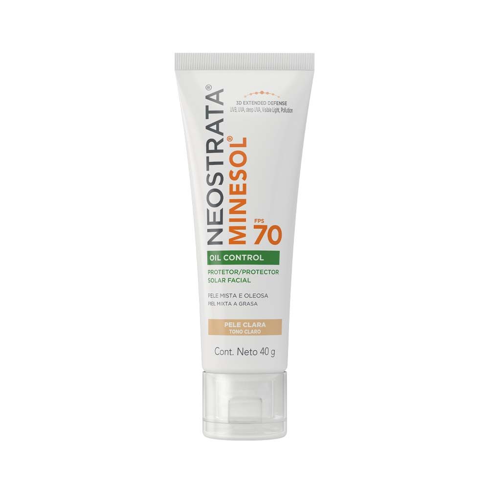 Protetor Solar Facial Neostrata Minesol Pele Clara Fps70 40g em Oferta na Shopee