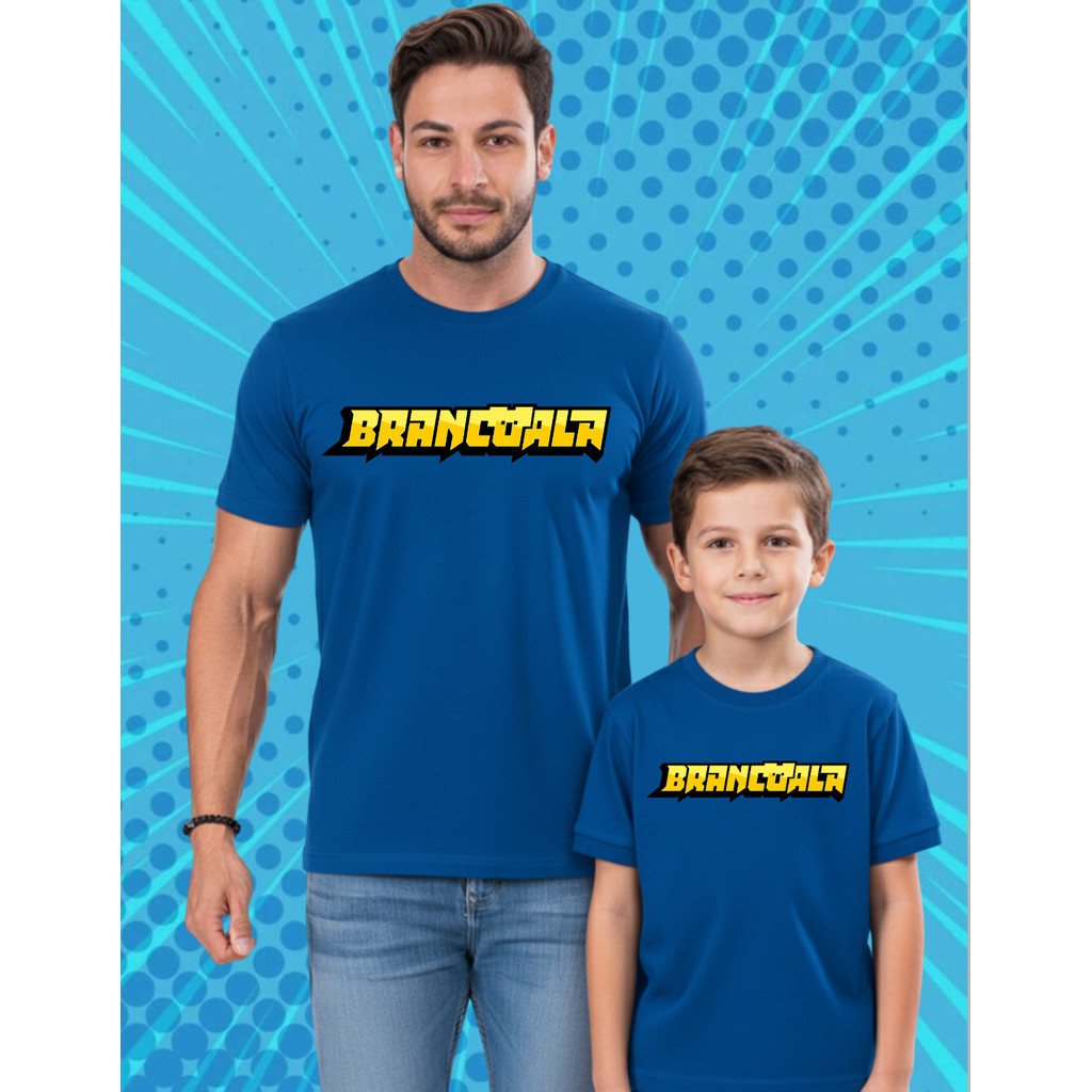 Kit Camiseta Brancoala Tal Pai Tal Filho e Tal Mãe e Tal Filha