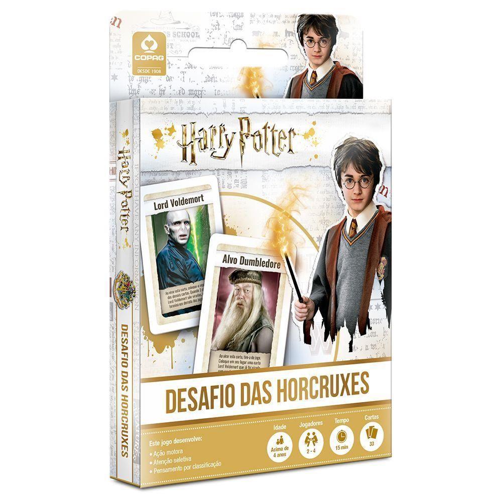 Jogo de Cartas Harry Potter Desafio dos Horcruxes - Copag em Oferta na Shopee
