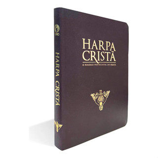 Harpa Cristã | Semi Luxo | Tamanho Grande - Marrom | CPAD em Oferta na Shopee