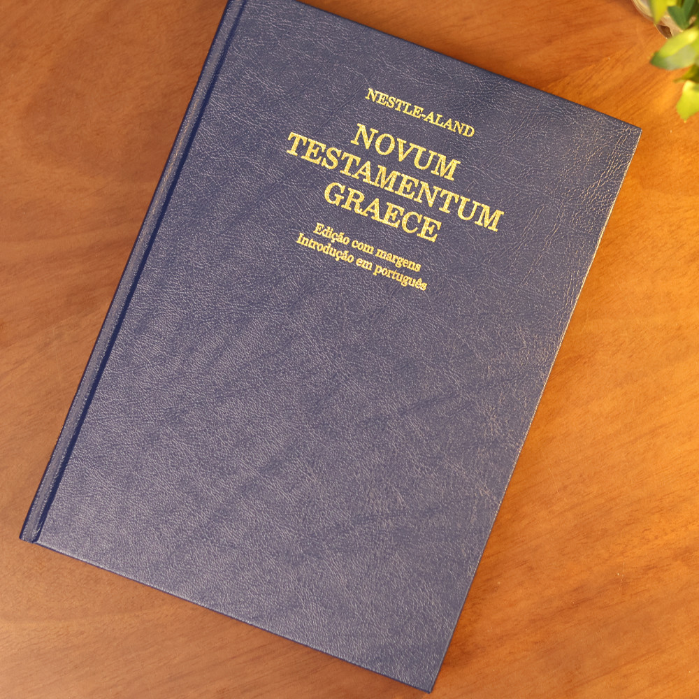 Novum Testamentum Graece | O Novo Testamento em Grego | Capa Dura Azul · foto 2