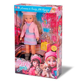Boneca Beverly Girls Loira BeeToys em Oferta na Shopee