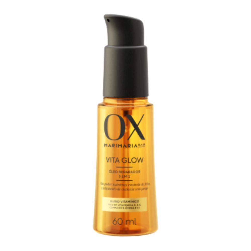 Óleo Reparador Ox Mari Maria Vita Glow 60ml em Oferta na Shopee