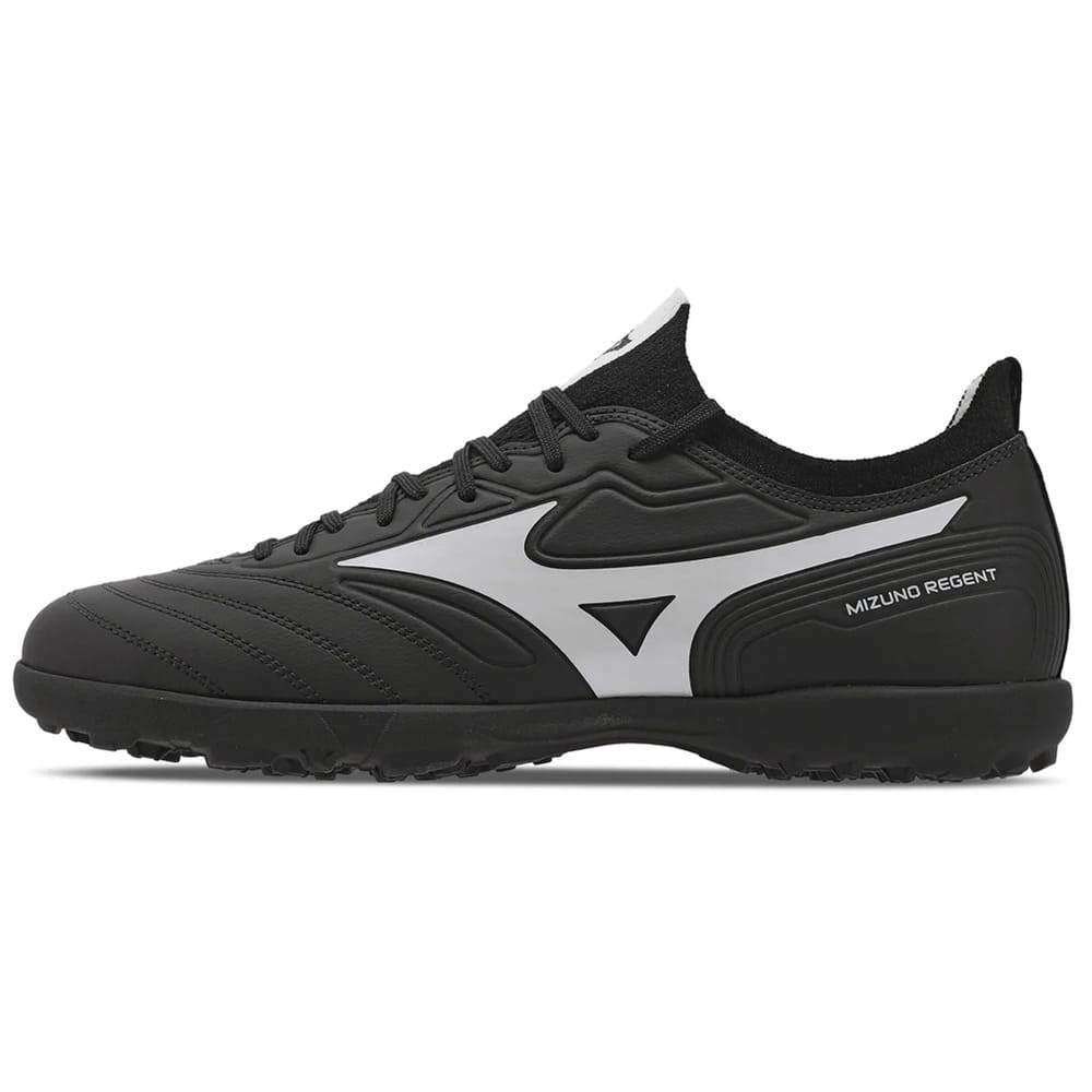 Chuteira Mizuno Society Regent Preta/Branco Oficial + NF