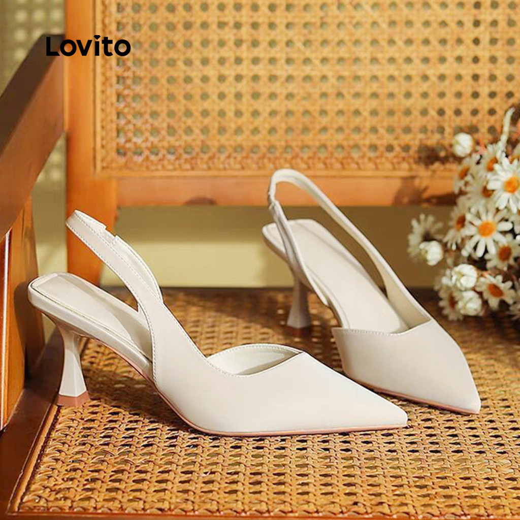 Lovito Sapatos de Salto Moda Casual para mulheres LFA97111