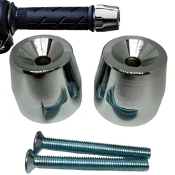 Kit Par Pesinhos Pesos Pcx Cromado + Manoplas Titan Cargo Cg Fan Start 125 150 160