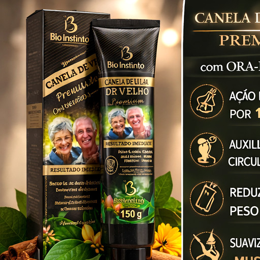 Pomada Massageadora Canela de Velho Premium Ora-Pro-Nóbis 150g Bio Instinto