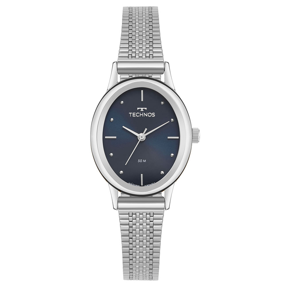 Relógio Technos Feminino Style Prata - 2035NBI/1A em Oferta na Shopee
