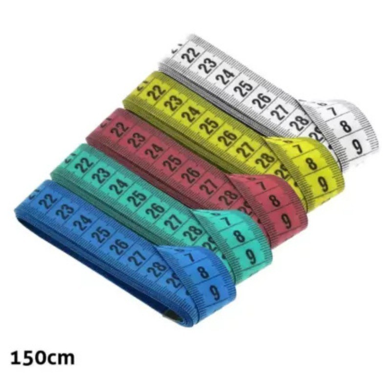 Detalhes do Fita de Medir Corporal Costura 150cm - Dupla face com numeração invertida