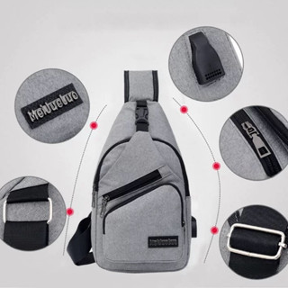 Bolsa de ombro masculina anti-roubo de ombro com entrada para carregador usb mensageiro fang em Oferta na Shopee