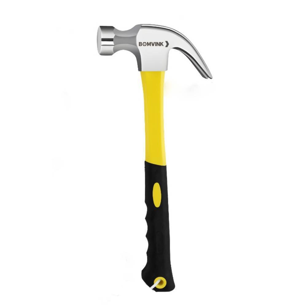 Martelo unha com cabo 30 cm cabo de fibra - BOM-1002 - Bomvink em Oferta na Shopee