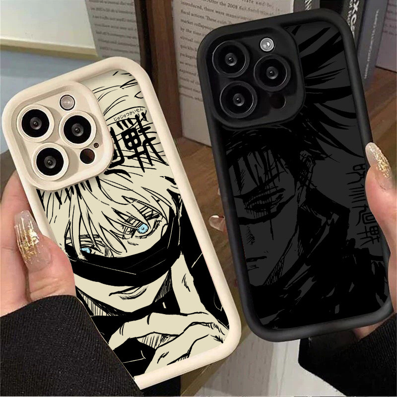 Capa Para Samsung Galaxy A56 A17 A15 A16 A36 A26 A55 A54 A35 A36 A53 A34 A23 5G De Telefone Anime Jujutsu Kaisen Gojo Sa