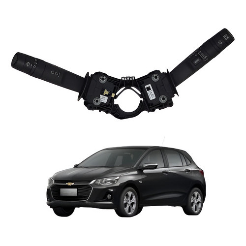 Comando Chave Seta Gm Onix Turbo 1.0 2020 2023 Preto