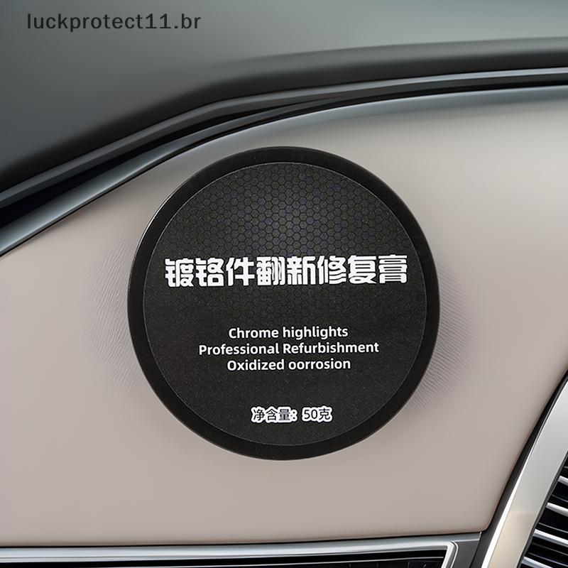 LTBR 1/3 Peças Maçanetas De Porta De Carro Guarnição De Janelas Pasta De Reparo Cromada Universal Restauração Polonês Me