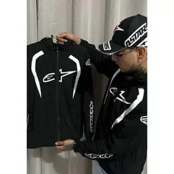 jaqueta corta vento masculina estilo motociclista