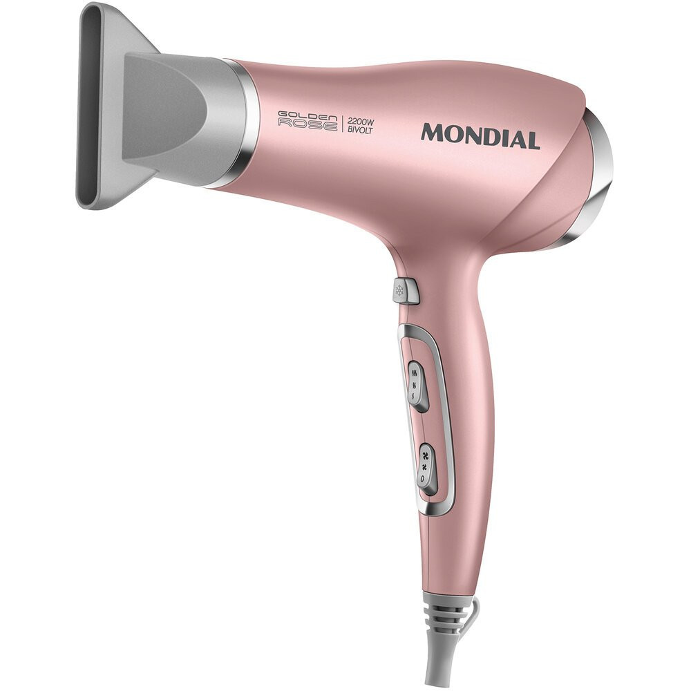 Secador de Cabelos Golden Rose, 2000 W, Tourmaline Íon SC-32 Mondial