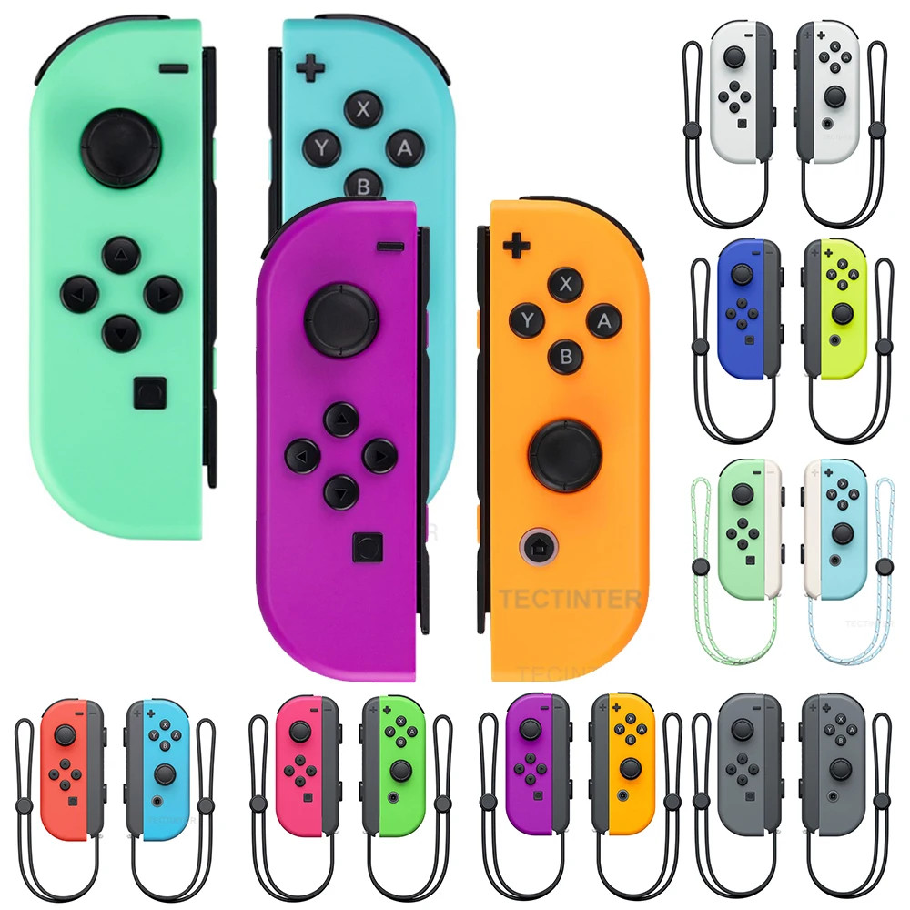 Controlador Sem Fio Compatível com Bluetooth para Nintendo Switch, Switch Lite e Switch OLED Console Joystick Controle