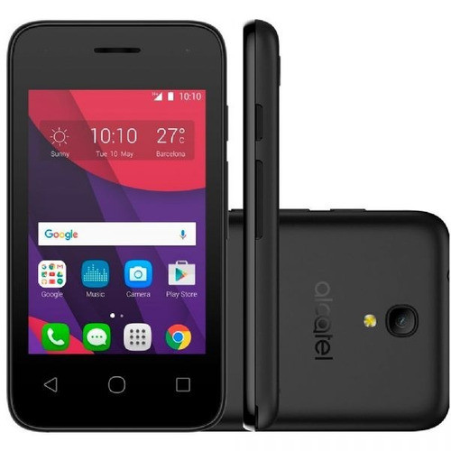 Smartphone Alcatel Pixi4 Preto 4017f Tela De 3.5 , 4gb Usado