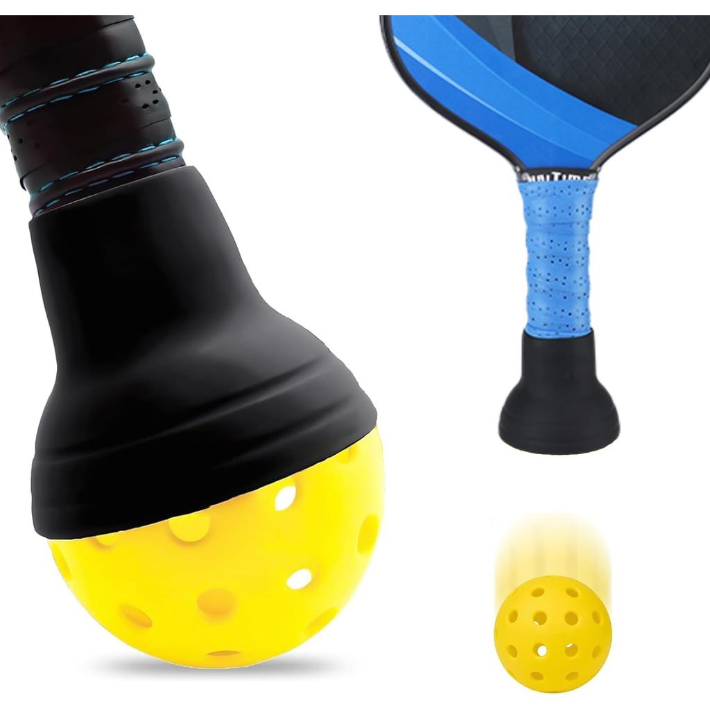 VCISPOK Coletor de Bolas de Pickleball, Coletor de Silicone para Raquetes, Acessório Prático para Recolher Bolas Sem Se