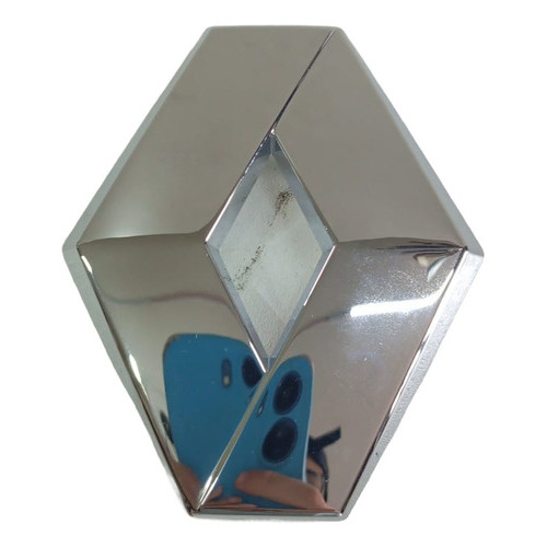 Emblema  Traseiro Orig Renault Clio Sandero Duster Logan Prateado