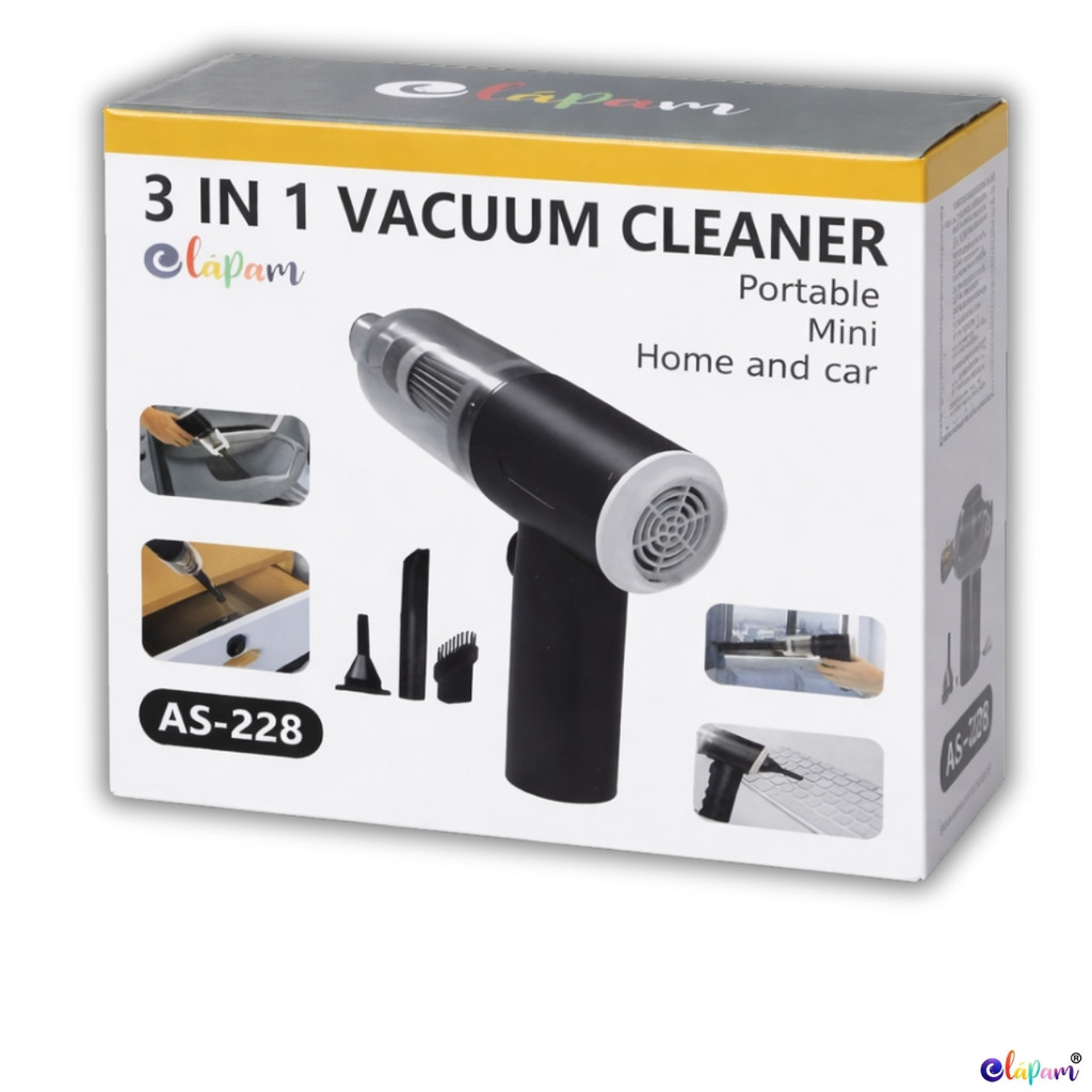 Mini Aspirador De Pó Usb Portátil Completo Linha Premium Carro E Casa