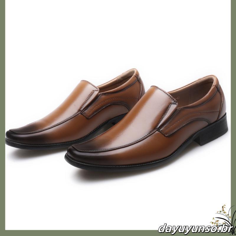 Sapato Social Couro Infantil Menino Liso Moderno Casual