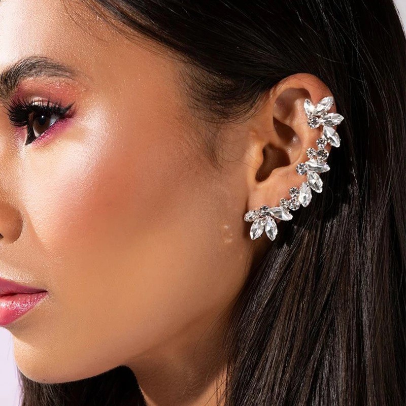 Brincos de strass da moda mais vendidos, elegantes e luxuosos, brilhantes e sofisticados para mulheres.