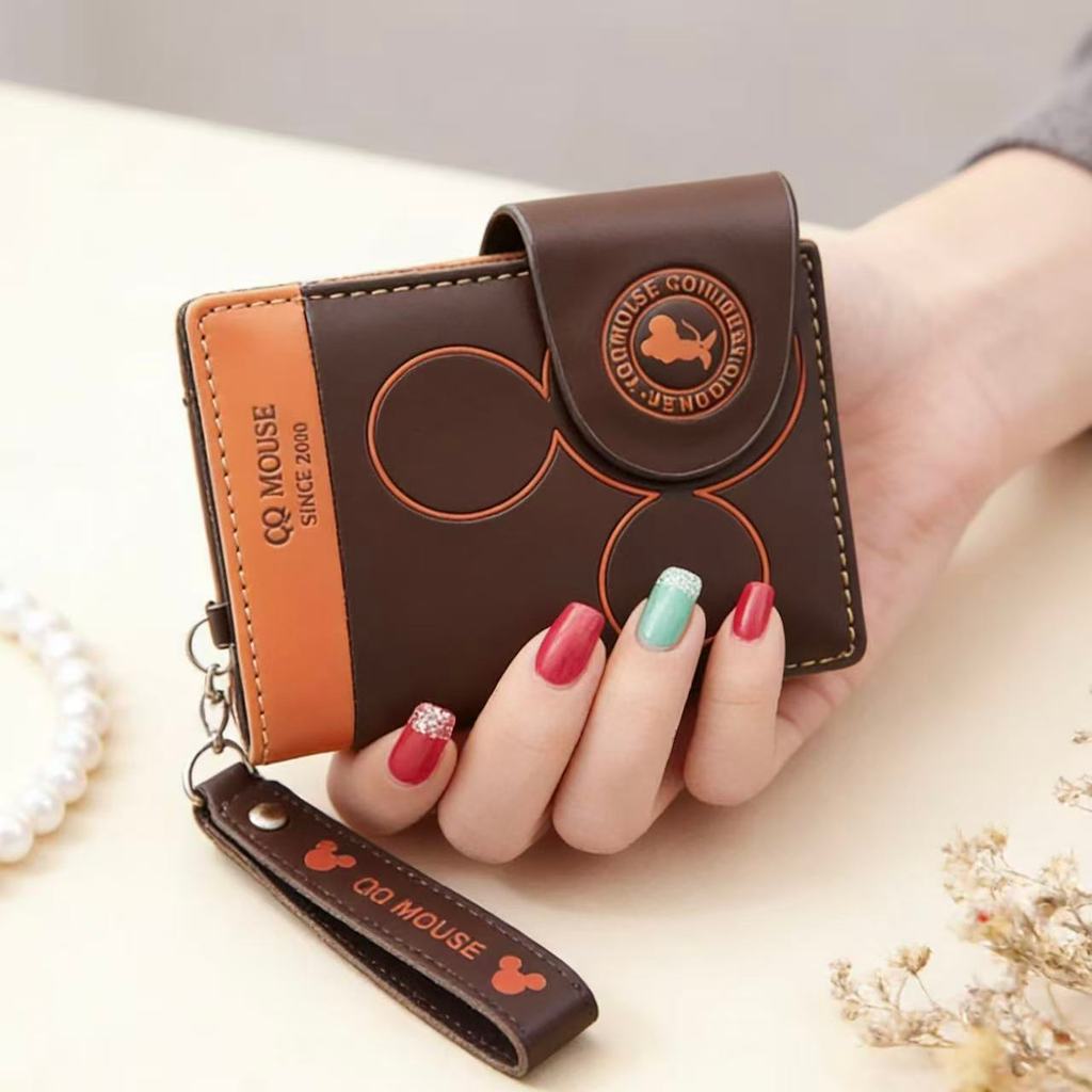 Bolsa de Mão/Carteira Feminina Zíper Porta Moedas e Porta Cartões D6001 TOP