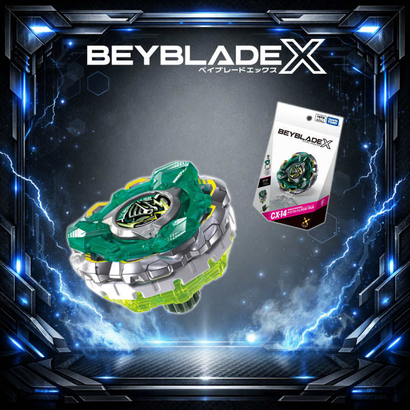 TAKARA TOMY BEYBLADE X CX-14 Starter Knight Fortaleza GV8-70UN Top De Defesa Com Lançador